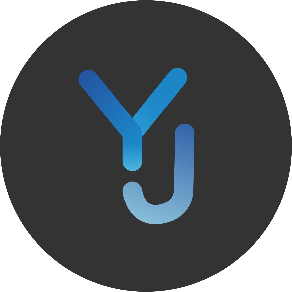 YJ圆黑无字